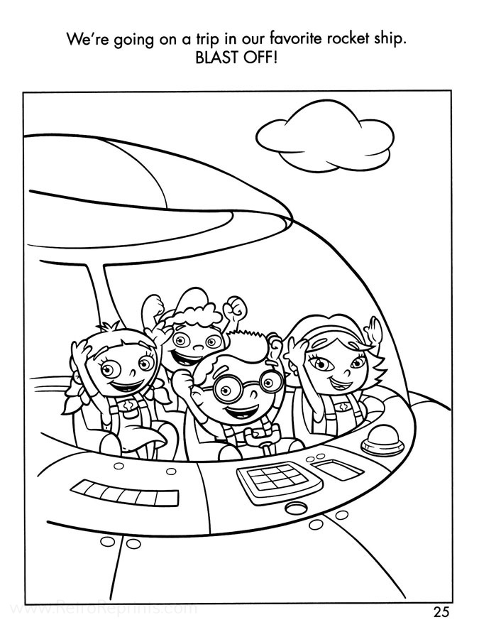 Little einsteins coloring pages coloring books at retro reprints