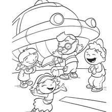 Little einsteins and rocket coloring pages