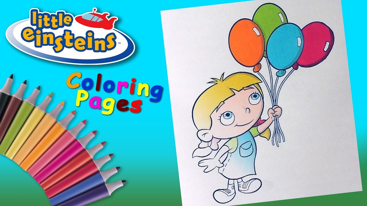 Little einsteins coloring book forchildren annie coloring pages forkids learncolors draw