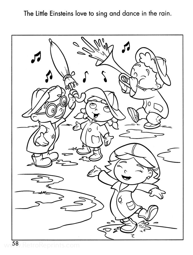 Little einsteins coloring pages coloring books at retro reprints