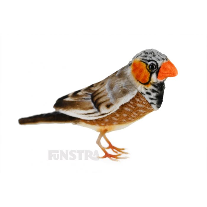 Hansa creation zebra finch plush soft toy