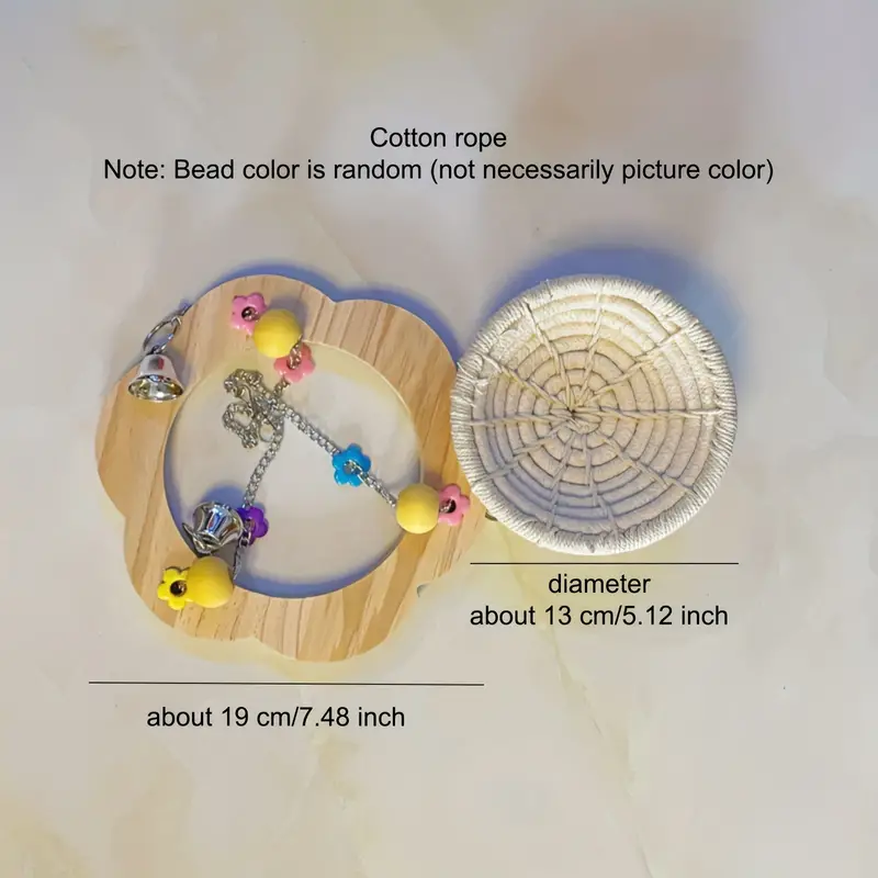 Rope bird breeding nest hanging rest bed swing hammock toy