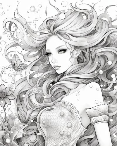 The little mermaid pages