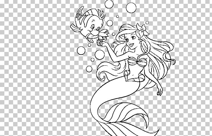 Ariel sebastian coloring book the little mermaid king triton png clipart arm black cartoon color disney