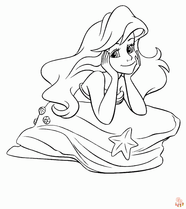Discover the magic of ariel coloring pages with