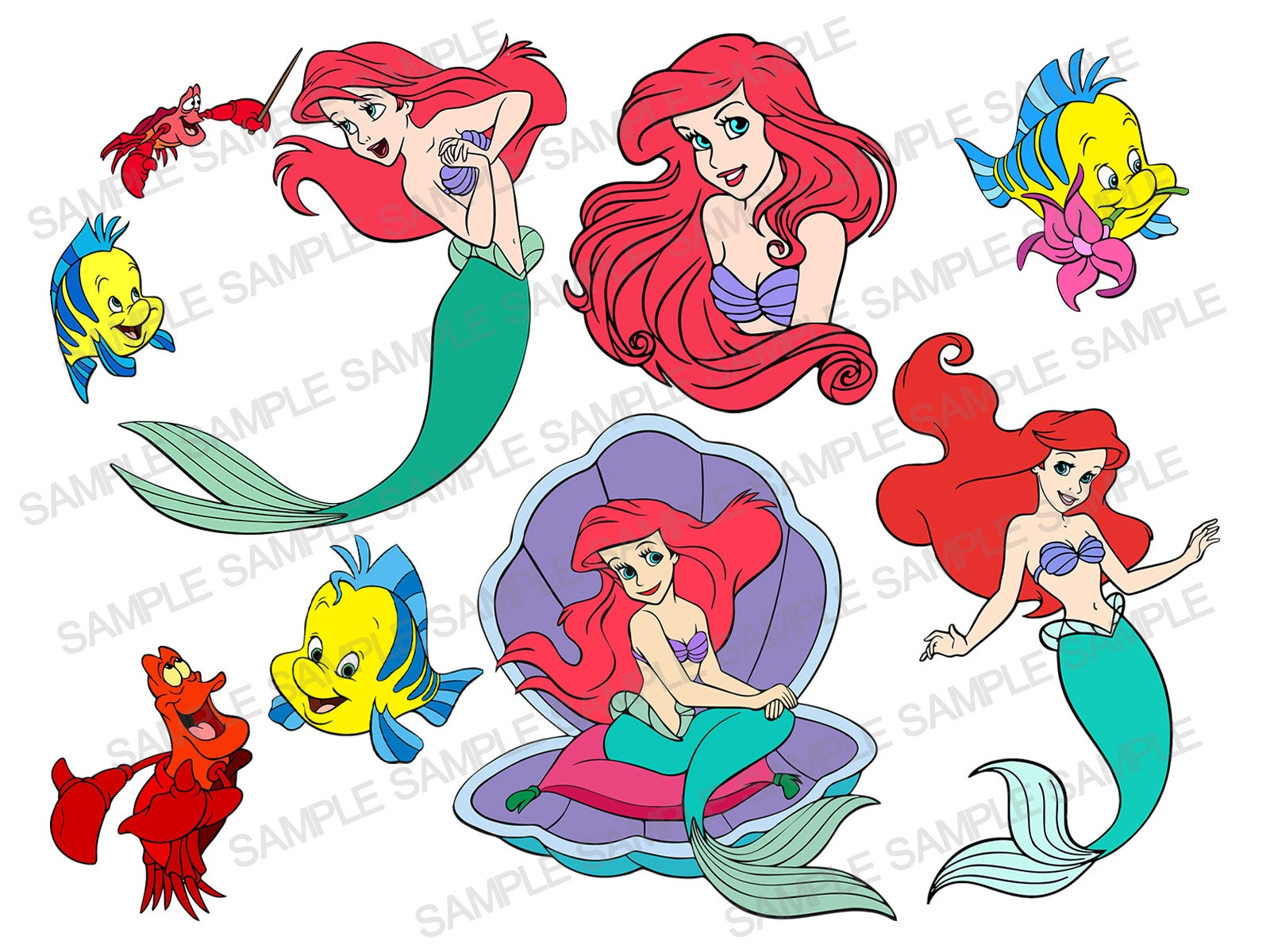 Little mermaid svg ariel svg little mermaid clipart ariel clipart little mermaid cut file ariel cut file little mermaid silhouette