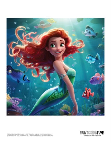 Mermaid coloring pages mermaid clipart images free fantasy printables
