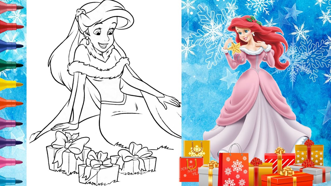 Ariel christas coloring page disney princess the little eraid coloring page ariel coloring book