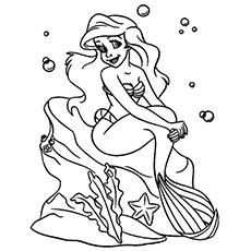 Top free printable little mermaid coloring pages online