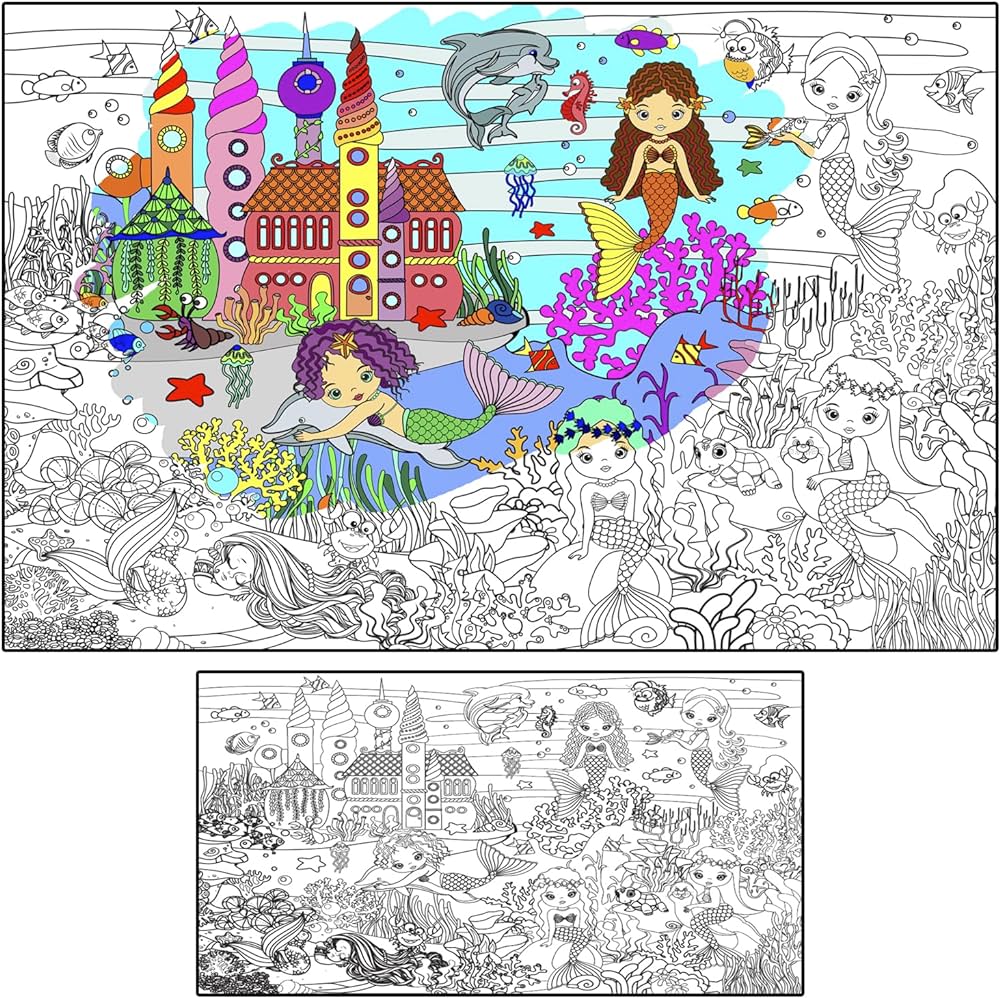 Alex art giant coloring poster