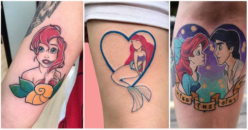 Updated magical little mermaid tattoos