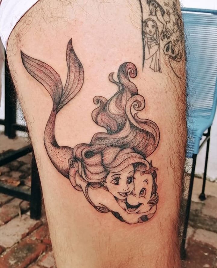 Updated magical little mermaid tattoos
