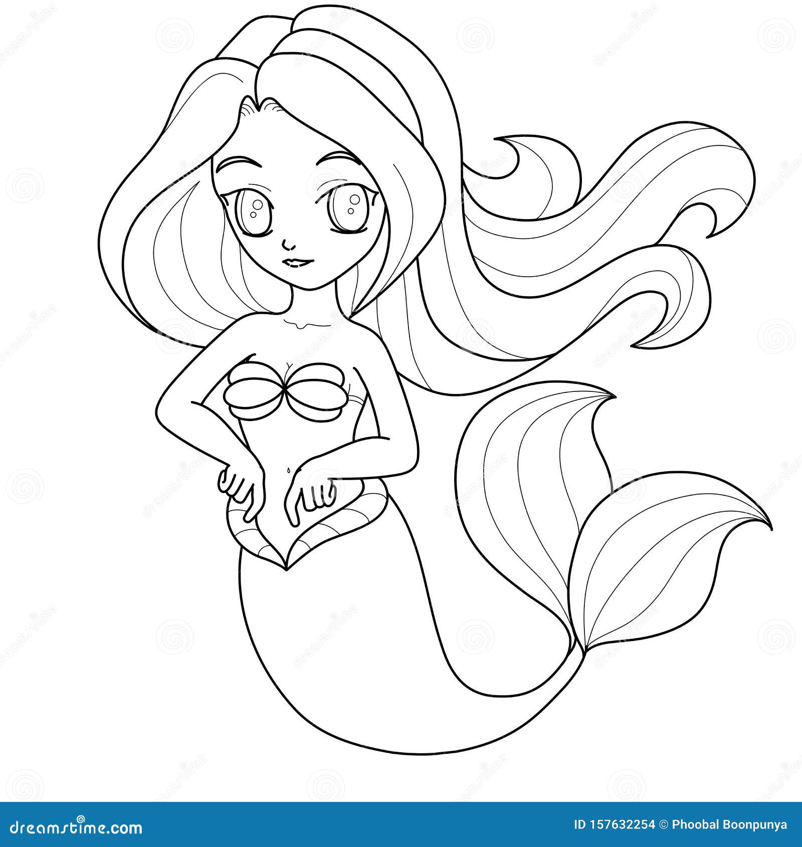 Mermaid coloring pages stock illustrations â mermaid coloring pages stock illustrations vectors clipart