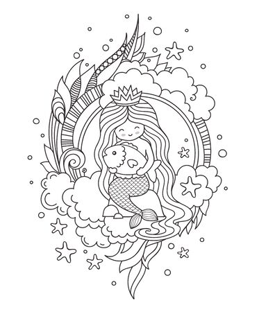 Tattoo coloring page girl stock vector illustration and royalty free tattoo coloring page girl clipart