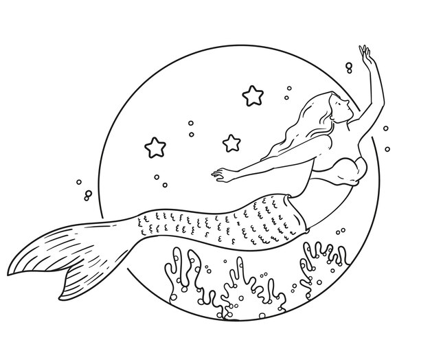 Page nautical with mermaid tattoo images