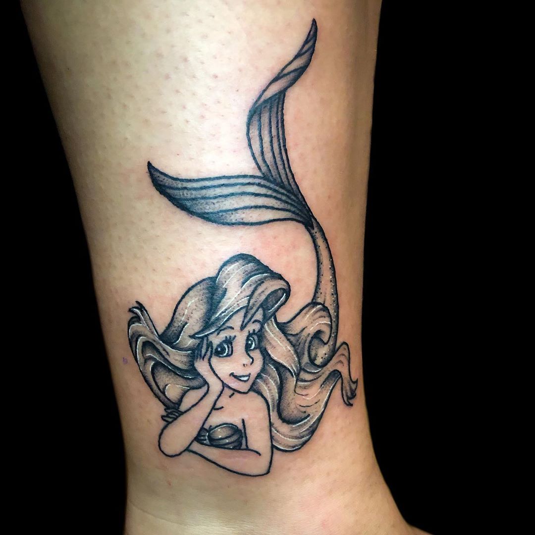 Updated magical little mermaid tattoos