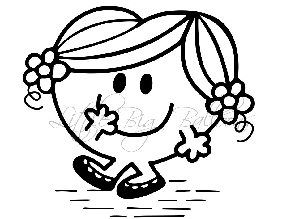 Little miss hug transparent svg file for cricut and silhouette decal instant digital download
