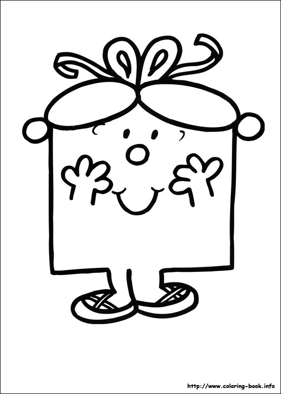 Mr men coloring picture