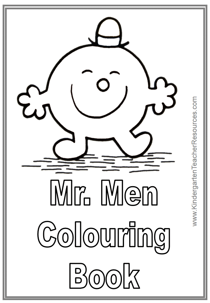 Mr men coloring pages