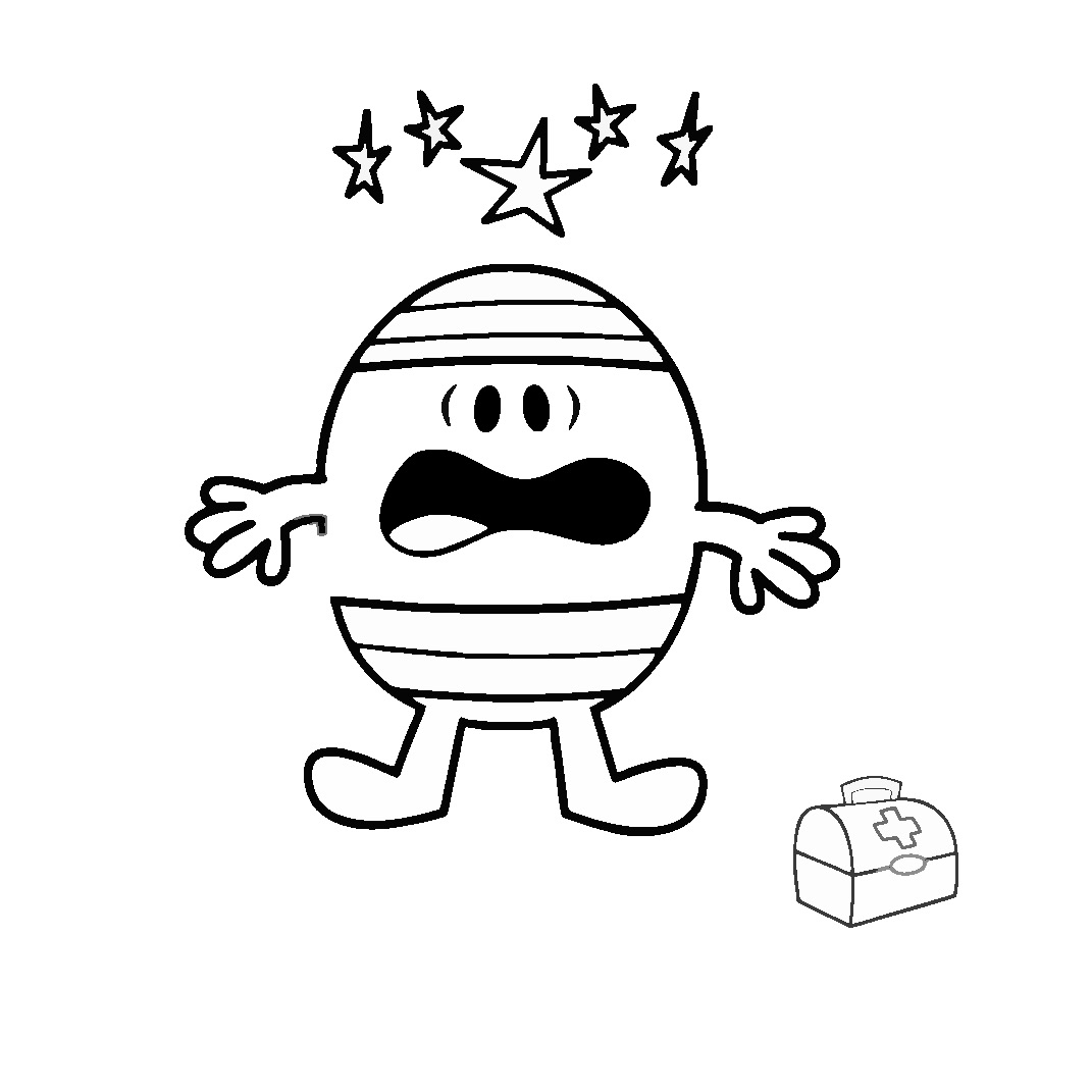 Mr men coloring book set of small â cne graphics studio