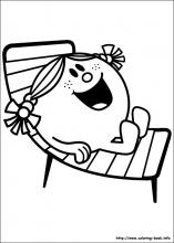 Mr men coloring pages on coloring