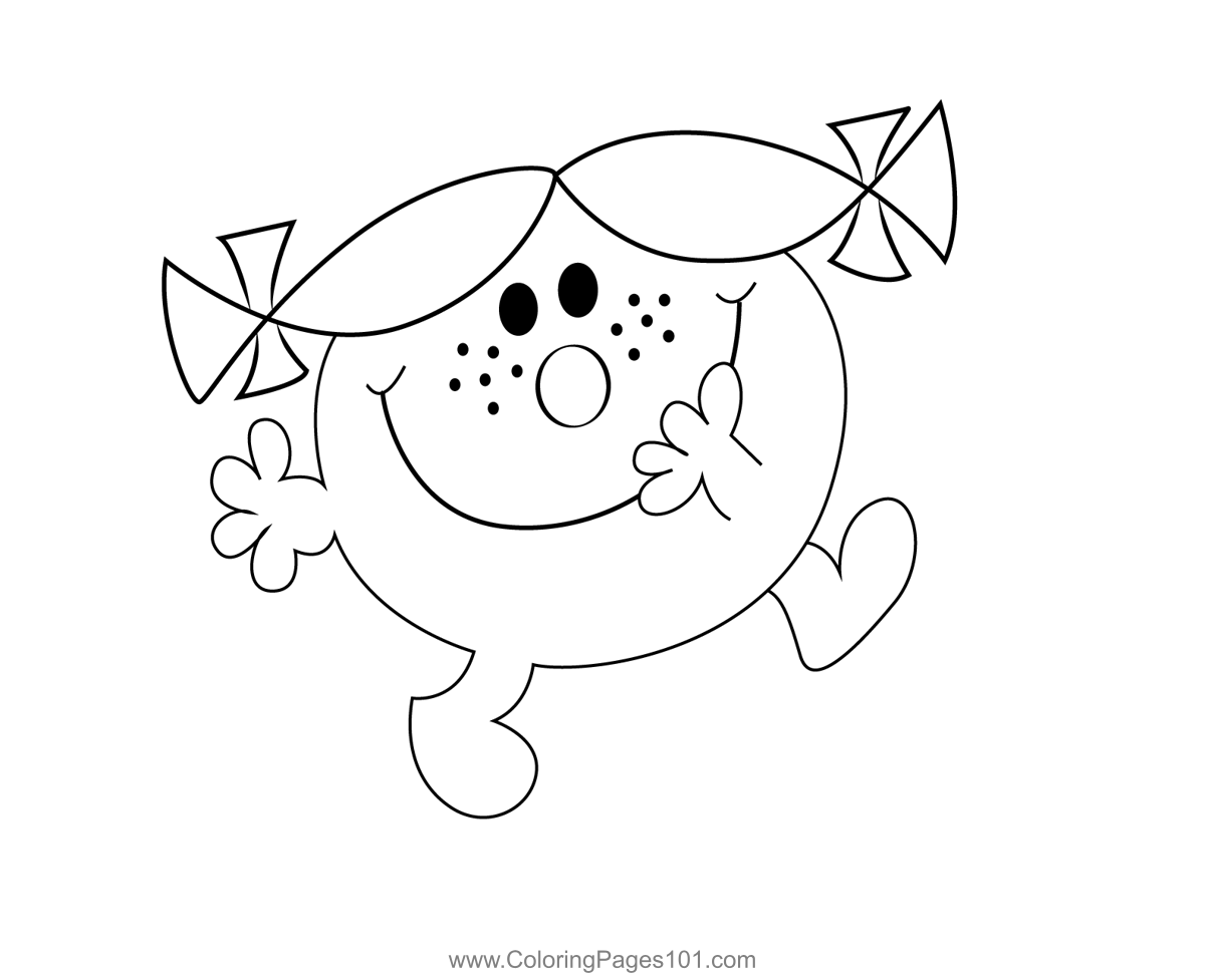 Little miss trouble coloring page coloring pages little miss coloring pages for kids