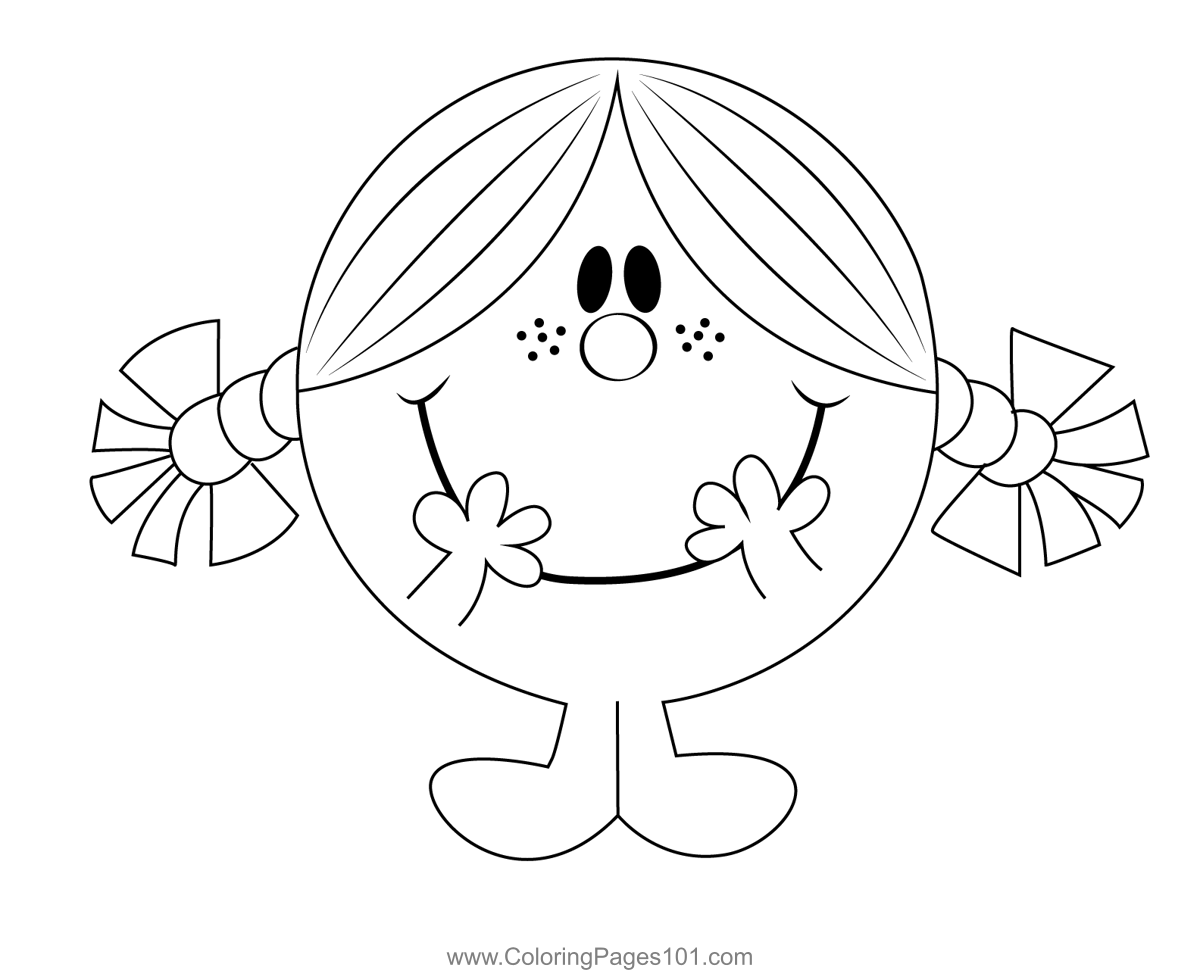 Little miss sunshine coloring pages printable for free download