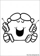 Mr men coloring pages on coloring