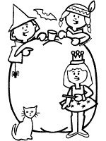 Little miss muffet coloring pages