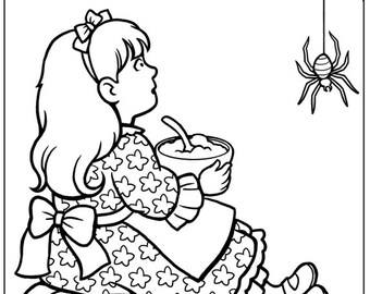 Nursery rhyme colouring pages kids activity sheets bundle of