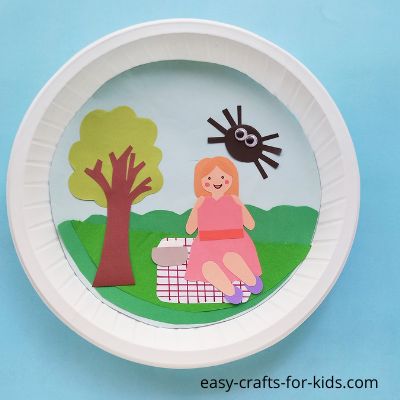 Little miss muffet craft for kids