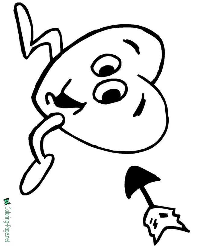 Cupid coloring pages