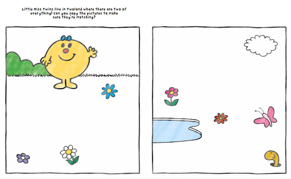 Little miss twins doodle sheet