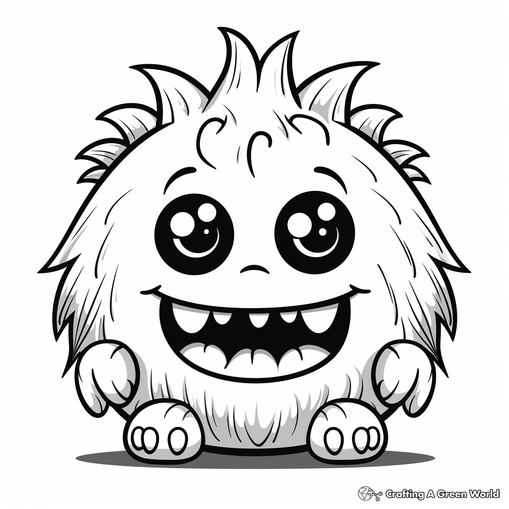 Monster coloring pages
