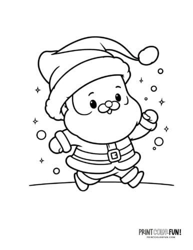 Cute santa claus coloring pages for craft learning fun plus twas the night before christmas at