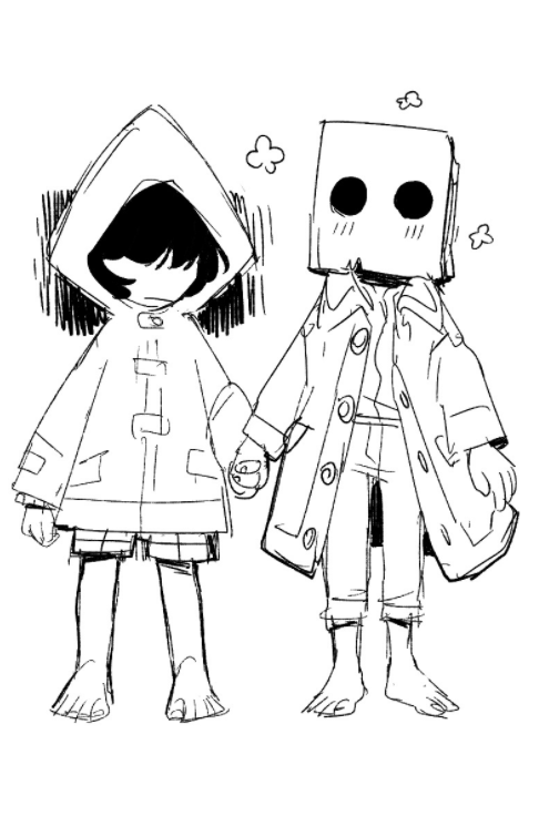 Swapping clothes art by starfleetrambo rlittlenightmares