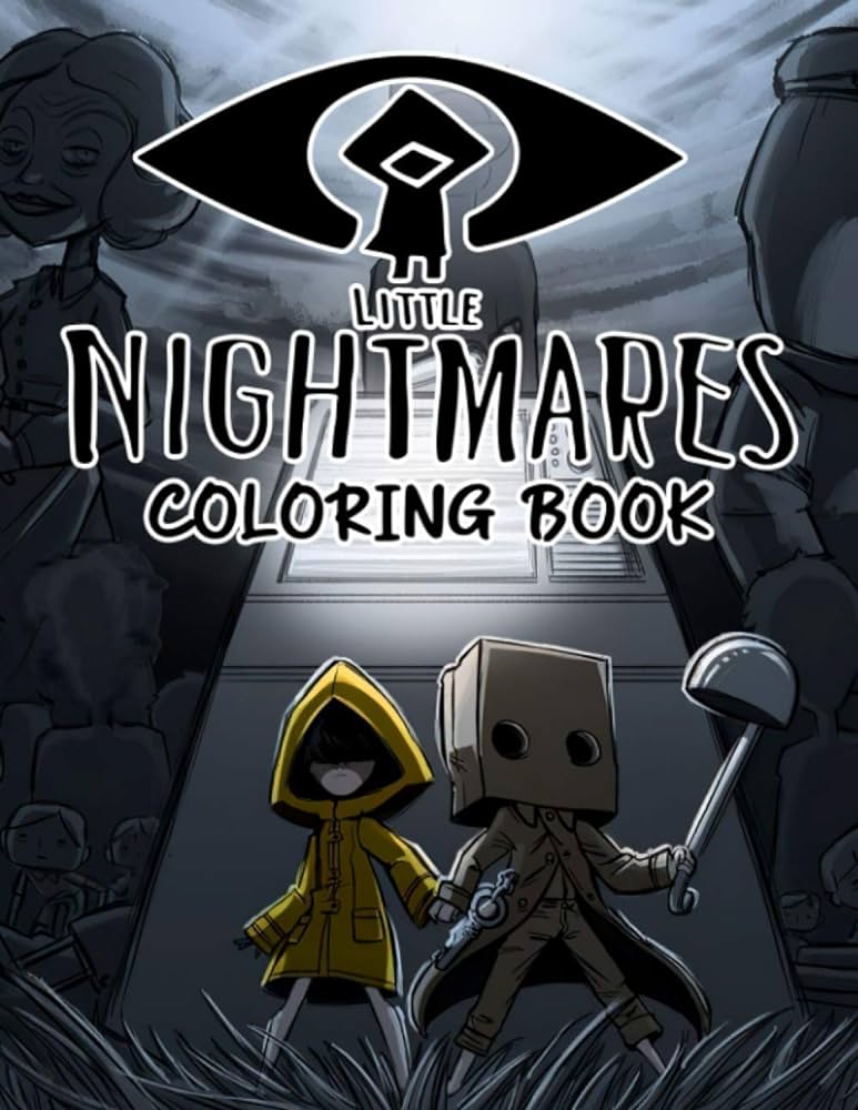 Little nightmares coloring book a stunning coloring book for gamers to relax and have fun with lots of little nightmares images wakmatsu yoko books