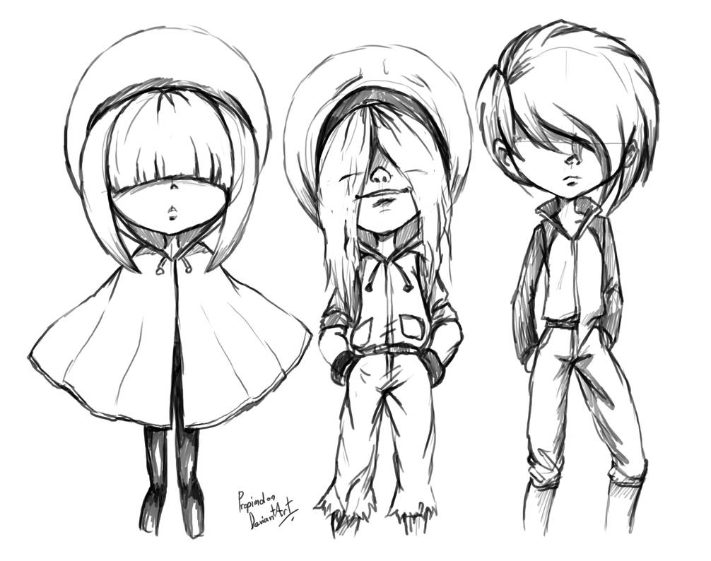 Little nightmares ocs by propimol on