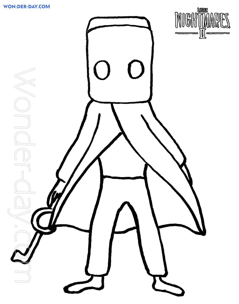 Little nightmares coloring pages