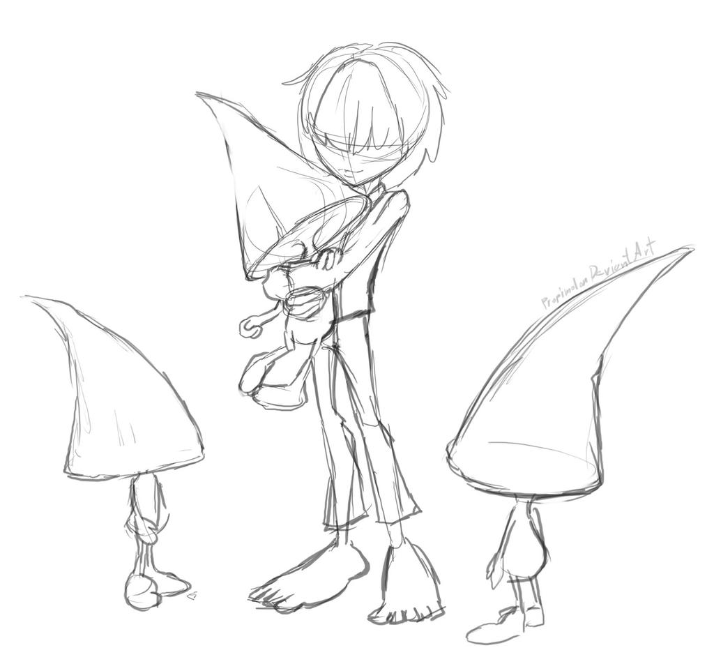 Runaway kid and nomes by propimol on