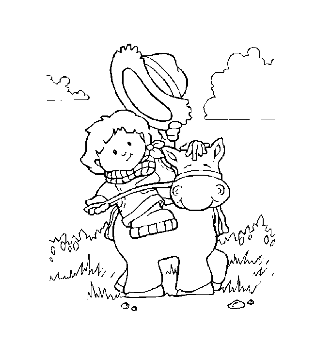 Best little people coloring pages for kids