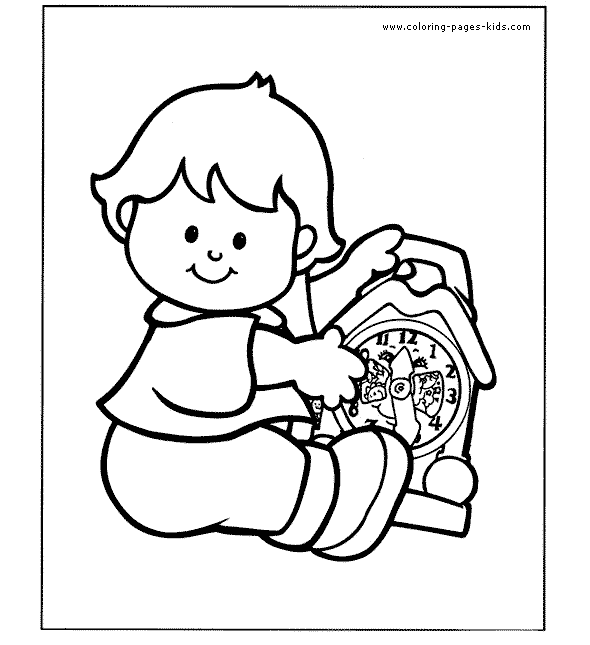 Fisher price color page