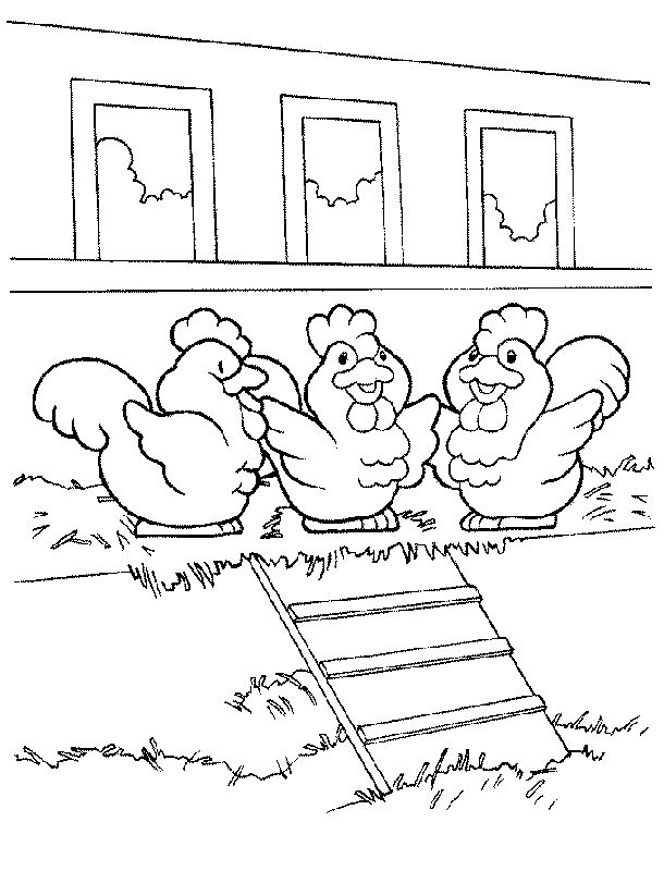 Little people coloring pages