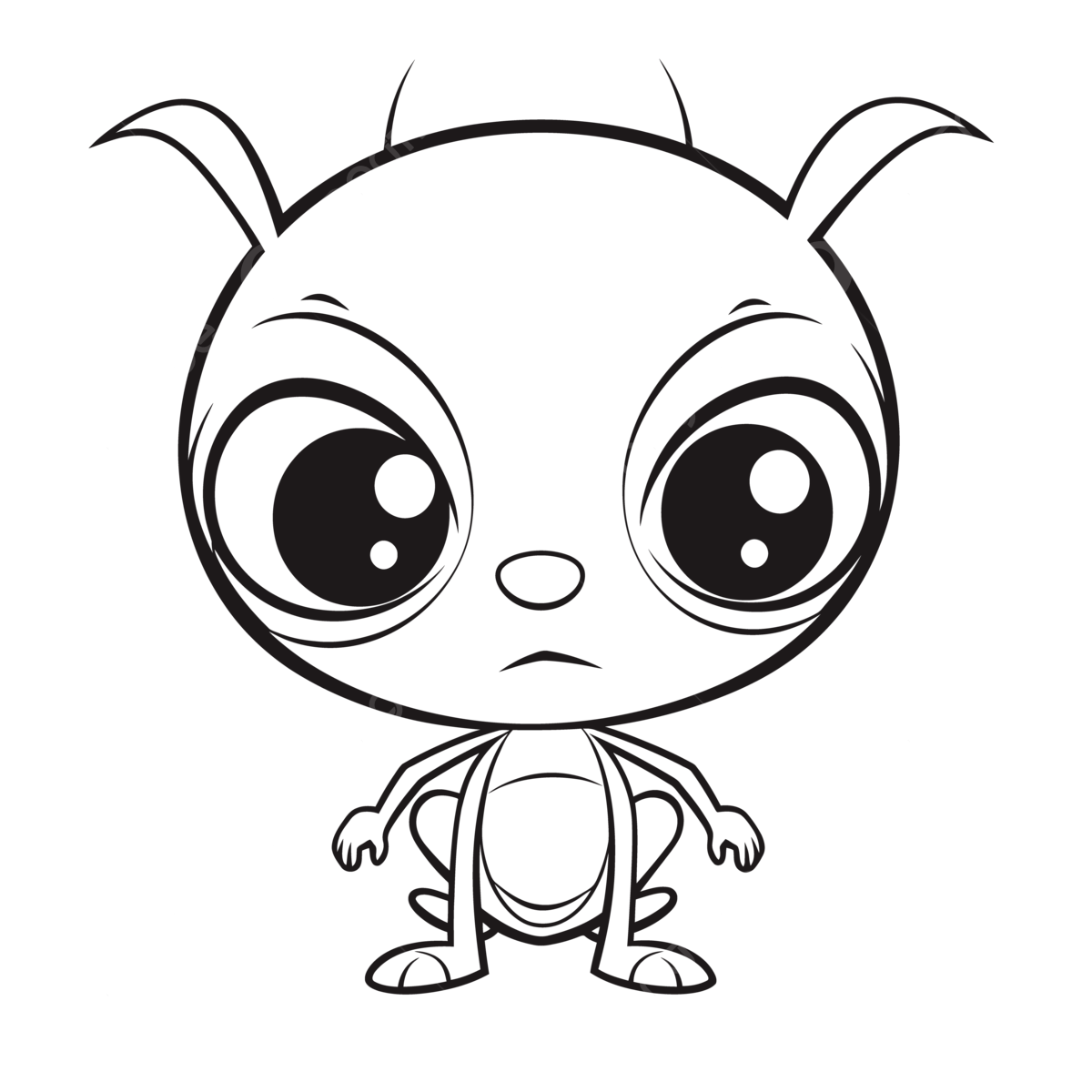Littlest pets coloring pages outline sketch drawing vector easy ant drawing easy ant outline easy ant sketch png and vector with transparent background for free download