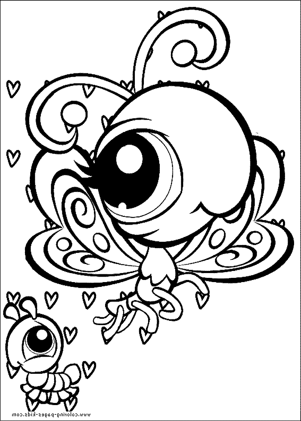 Littlest pet shop colouring pages