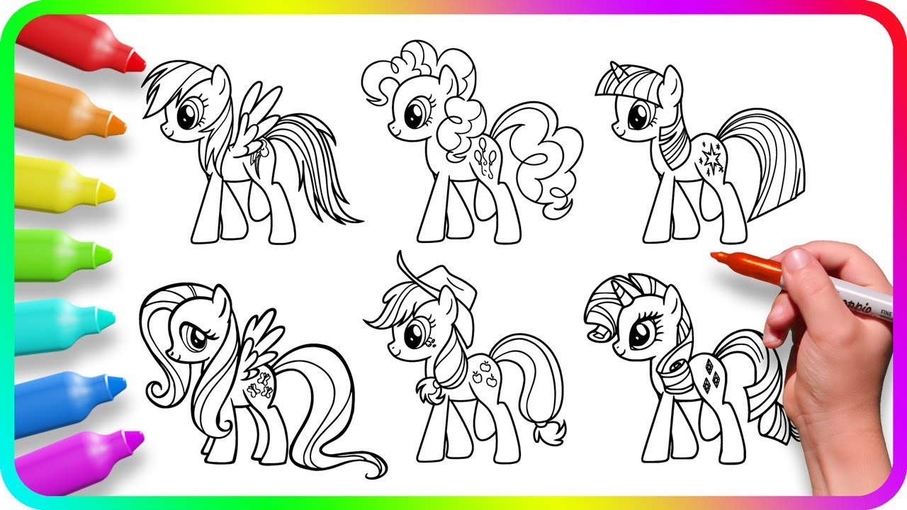 Coloring pages y little pony how to draw y little pony easy drawing tutorial art coloring lp