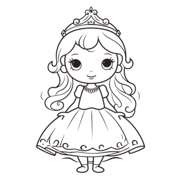 Little princess png vector psd and clipart with transparent background for free download