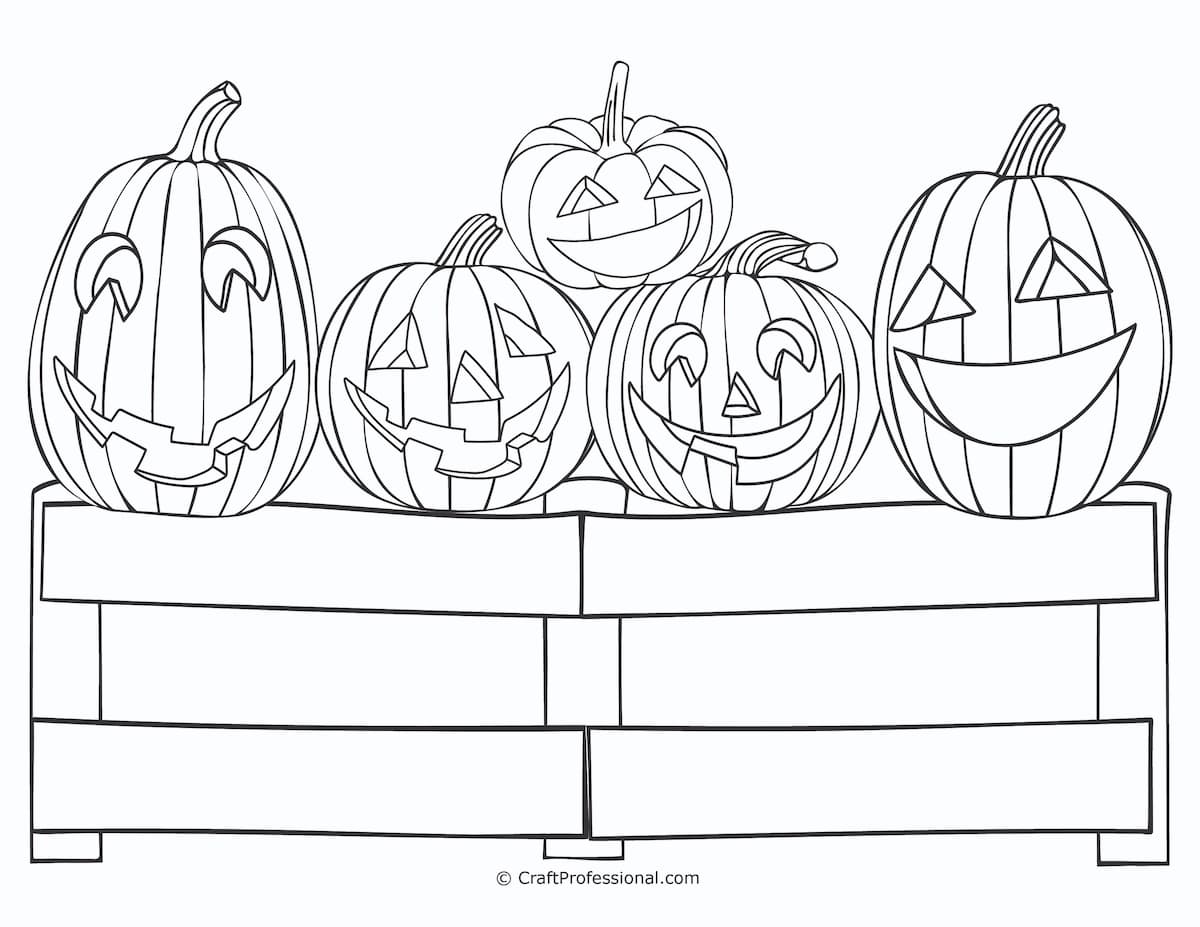 Pumpkin coloring pages