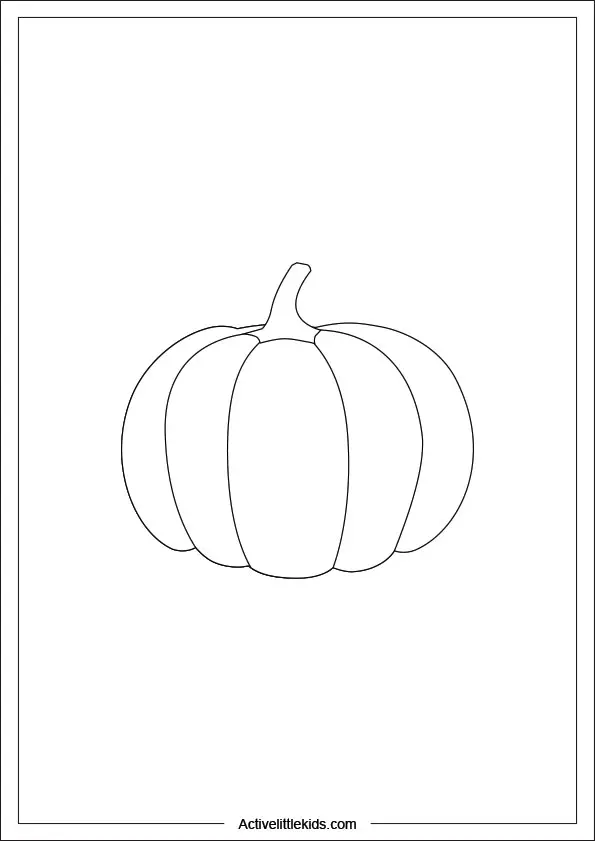 Free pumpkin coloring pages