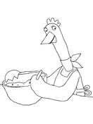 Little red hen coloring pages free coloring pages